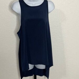 492- Leith NWOT Navy Blue Sleeveless Tank Top, Size Medium